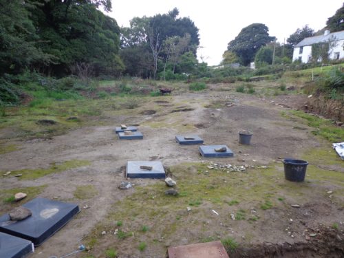 Witch pits dig site at Saveock Water (photo by Dodie Graham McKay)