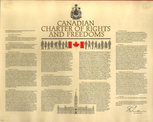 The Canadian Charter of Rights and Freedoms 