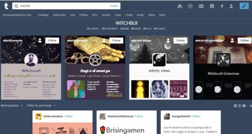 Tumblr's Witch community appears in site's top rankings for first time ...