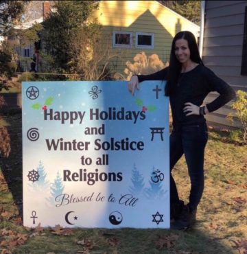 Connecticut witch gets approval for solstice sign