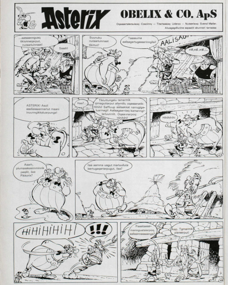 asterix and the vikings strip