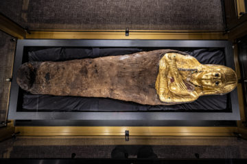 Golden tongue amulets found in mummies