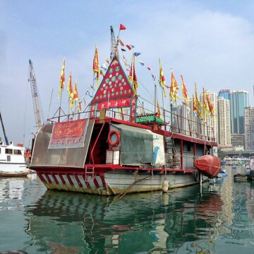 Sea Goddess’s floating temple gets new home