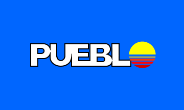 Flag of Pueblo, Colorado [public domain]