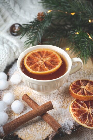 Spiced tea and mead for the Winter Solstice